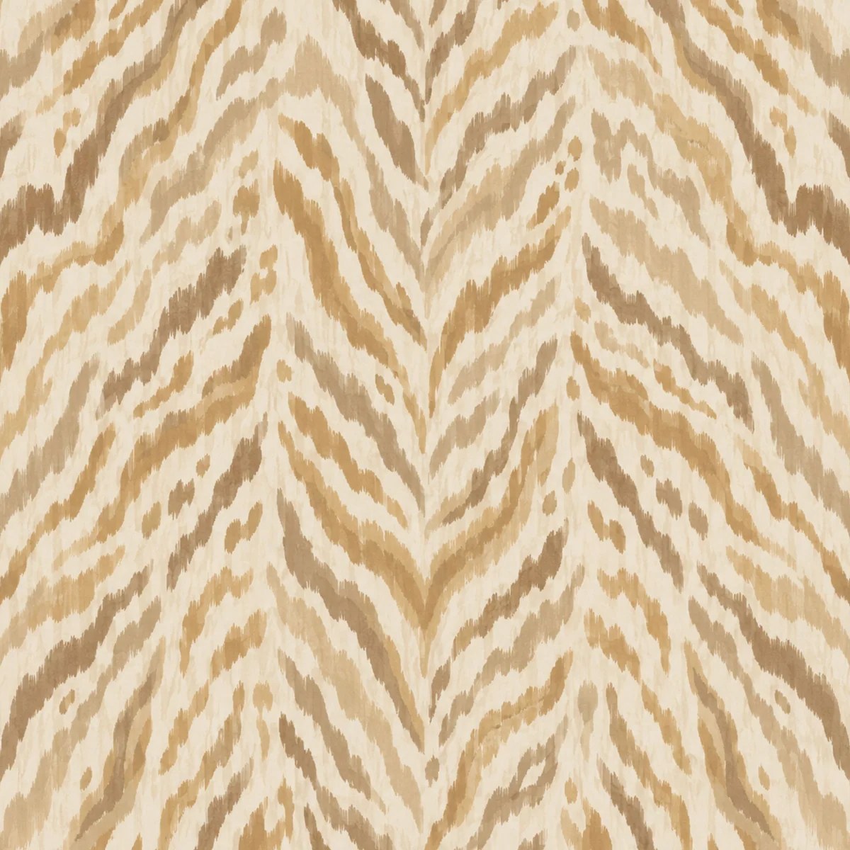 Mahjong Game Mat: Tigre Stripe in Natural Cream
